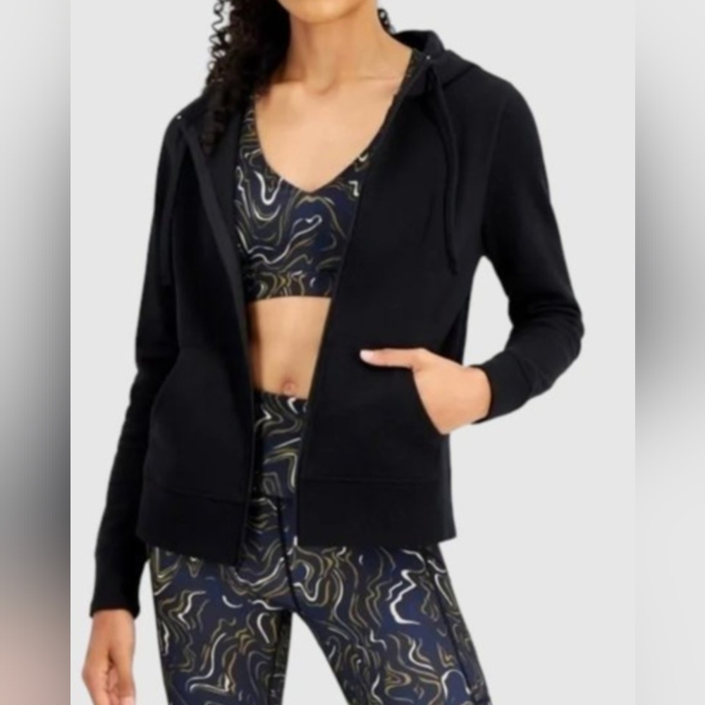 NWT ID Ideology zip up fleece hoodie